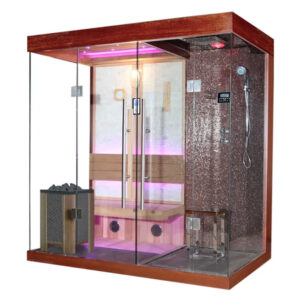 M-SPA - Suchá sauna s kamny 220 x 120 x 210 cm 3 kW