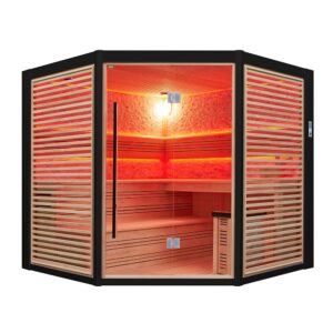 M-SPA - Suchá sauna s kamny 200 x 200 x 210 cm 6kW