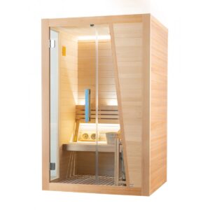 Sanotechnik Tampere finská sauna pro 2 osoby 125x110cm