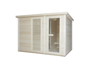 Venkovní sauna VAASA pro 4-6 osob 310x230x219,5 cm
