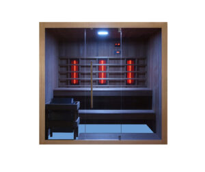 KOTKA sauna + infra kabina pro 4-5 osob 200x150x190 cm