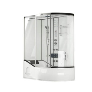 ALLIN 2IN1 Sprchový kout s vaničkou - 170 x 90 Bílá pravá