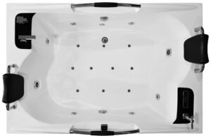 M-SPA - Hydromasážní vana 097 bílá 180 x 120 x 59 cm