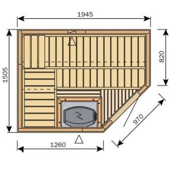Sauna HARVIA Vario S2015R