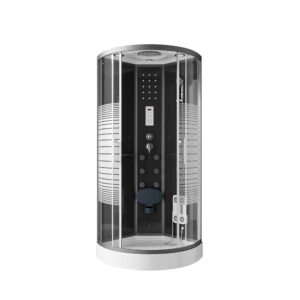 ČERNÁ PERLA Sprchový kout s dešťovou sprchou