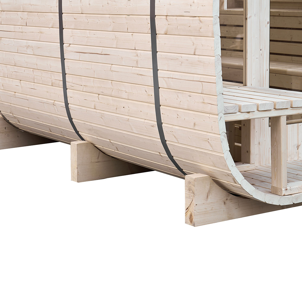 Záhradná sauna HYGGE DELUXE - 230 cm x 220 cm pre 4-6 osôb – Obrázok 8