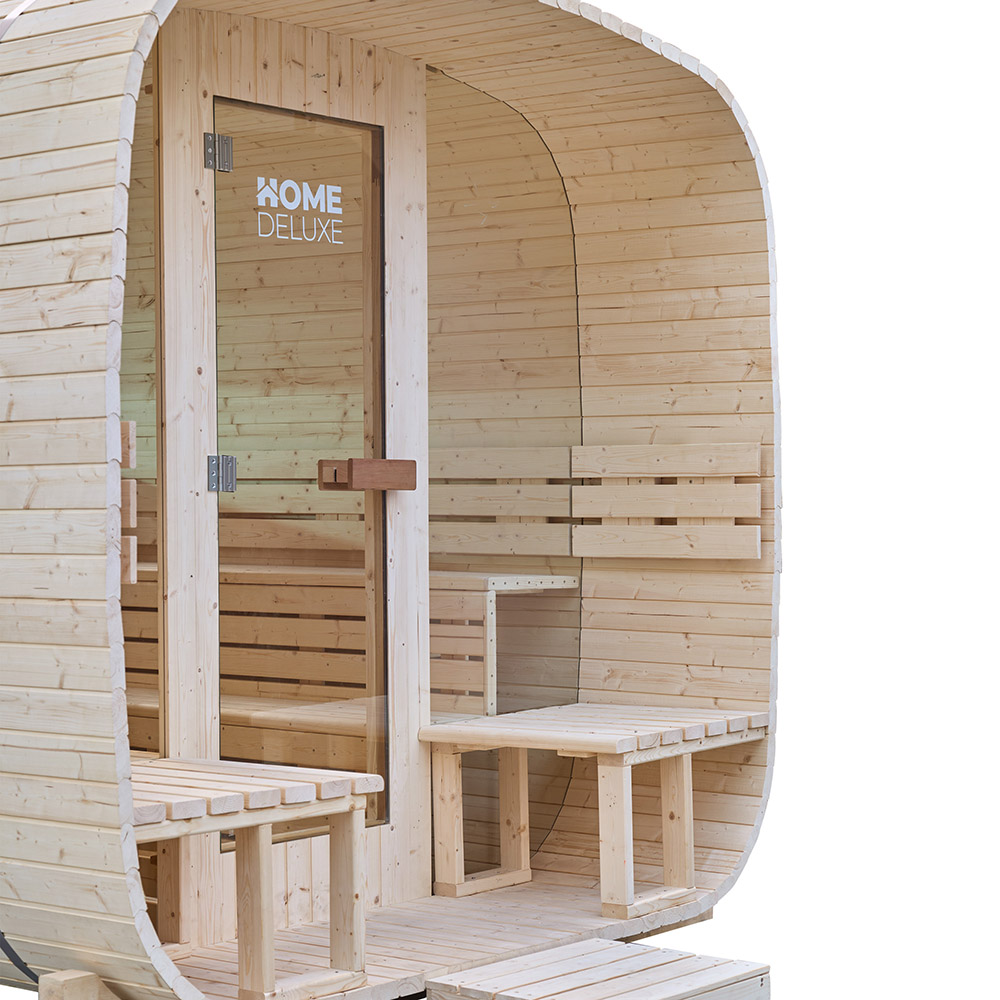 Záhradná sauna HYGGE DELUXE - 230 cm x 220 cm pre 4-6 osôb – Obrázok 5
