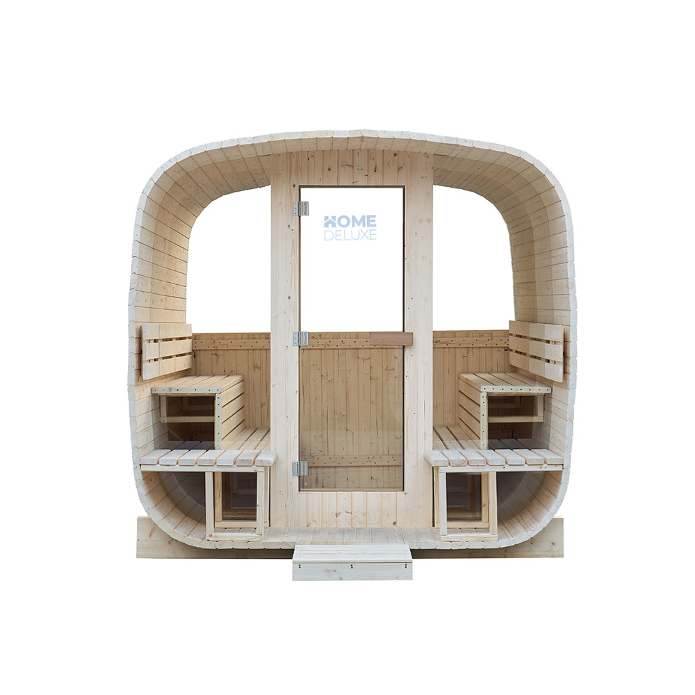 Záhradná sauna HYGGE DELUXE - 230 cm x 220 cm pre 4-6 osôb – Obrázok 3