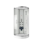 BÍLÁ PERLA Sprchový kout s vodopádem a masáží zad