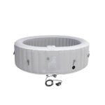 Nafukovací venkovní vířivka SPLASH včetně krytu – Ø208 cm, 6 osob