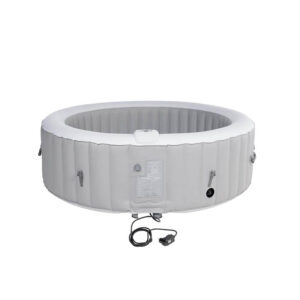 Nafukovací venkovní vířivka SPLASH včetně krytu – Ø208 cm, 6 osob