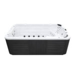 Venkovní vířivka se schody a termokrytem MOSAIC - 400 x 228 cm pro 4 osoby