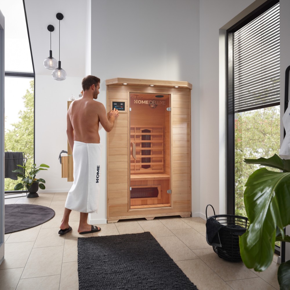 Infračervená kabina REDSUN M - 120 x 105 cm pro 2 osoby - Obrázek 3