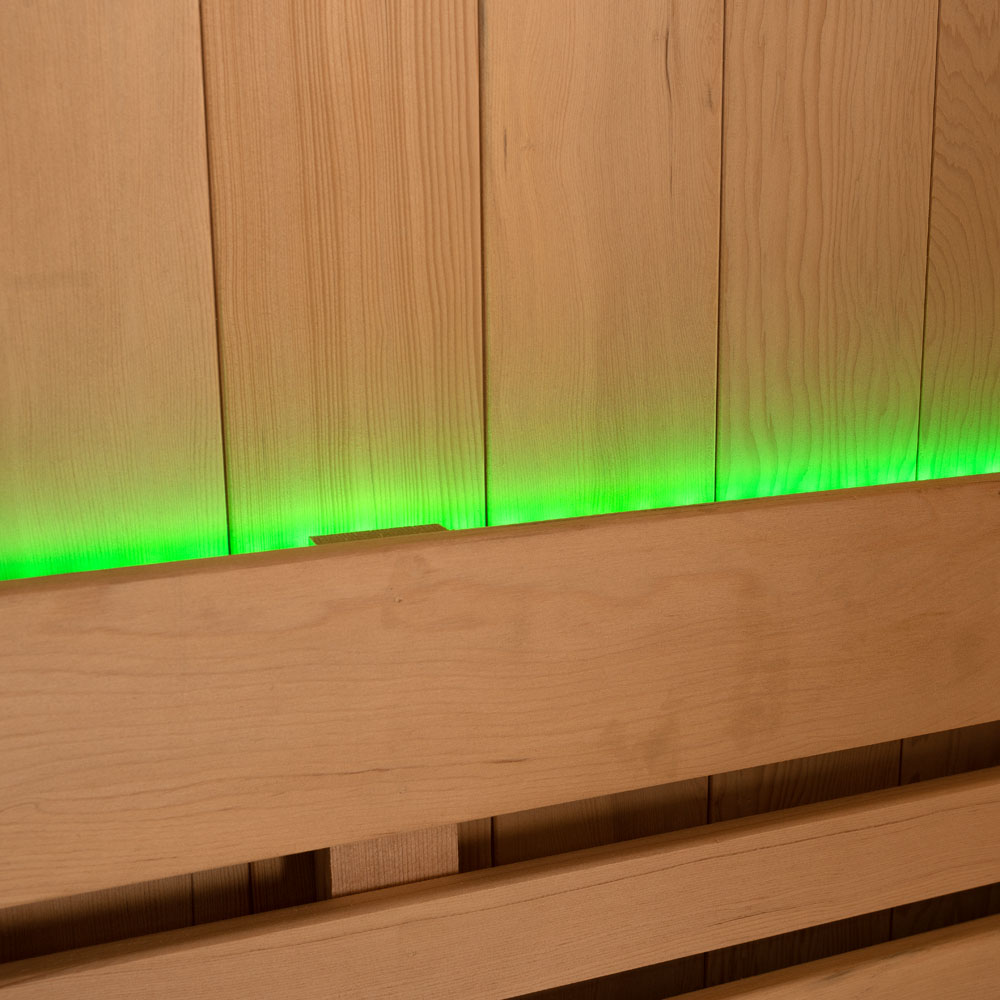 Tradičná sauna OMAHA - 180 x 150 cm pre 4 osoby – Obrázok 4